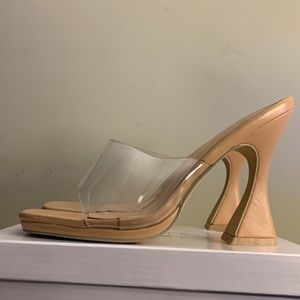 Clear Nude Heels